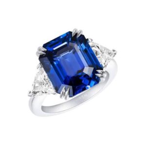 Royal Blue Sapphire Ring - The Honer Lanka